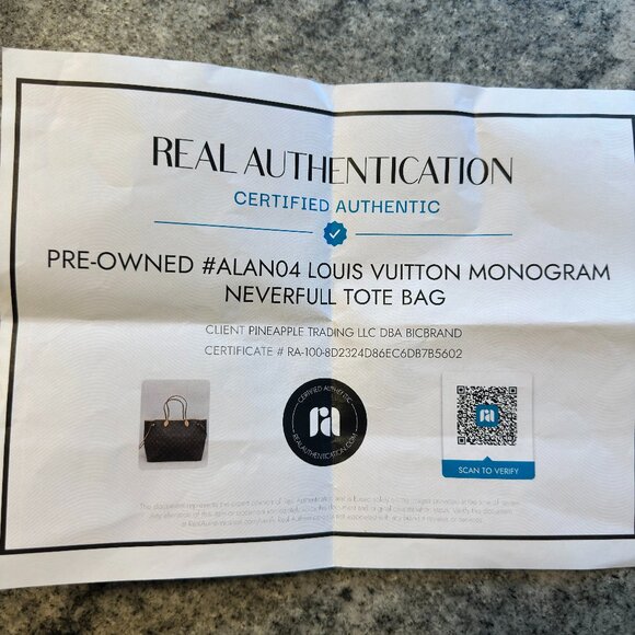 Louis Vuitton Monogram Neverfull GM Dust Bag & Free Organizer Great Gift! - Picture 14 of 16